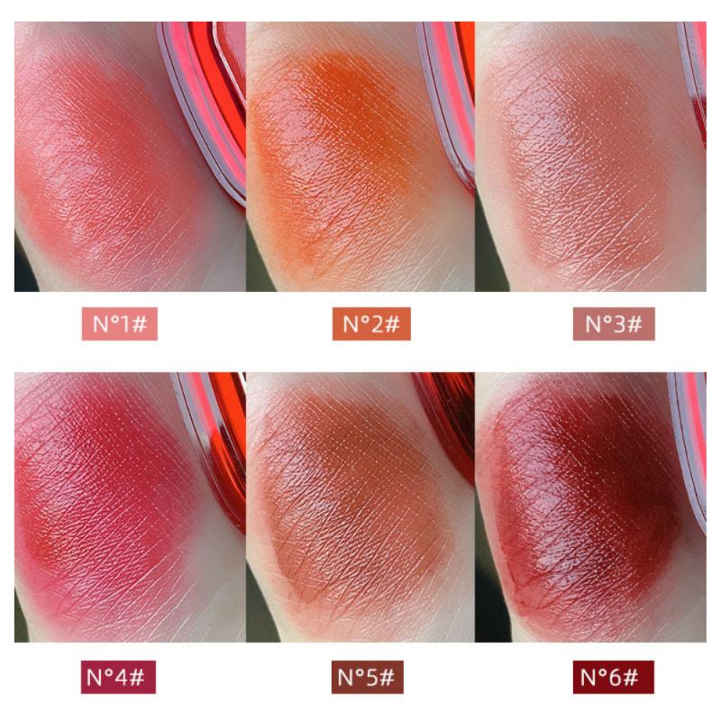 6 Colors Ice Crystal Lip Balm Moisturizing Lipstick Long Lasting Waterproof Korean Lip Gloss