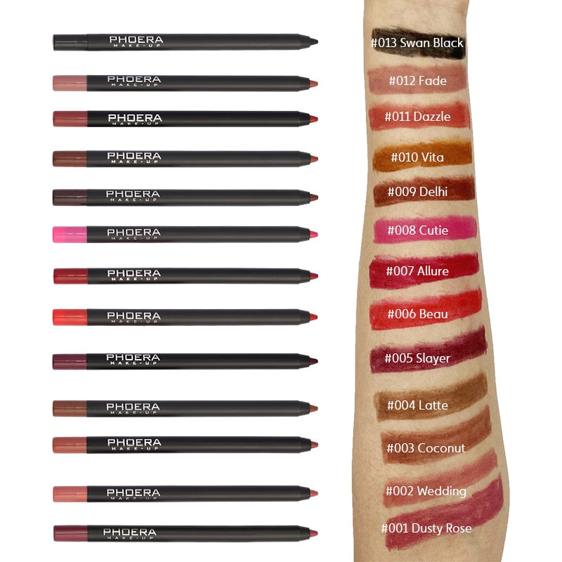 13 Colors Lip contour lip liner 2.0 Automatic Matte Lip Pencil