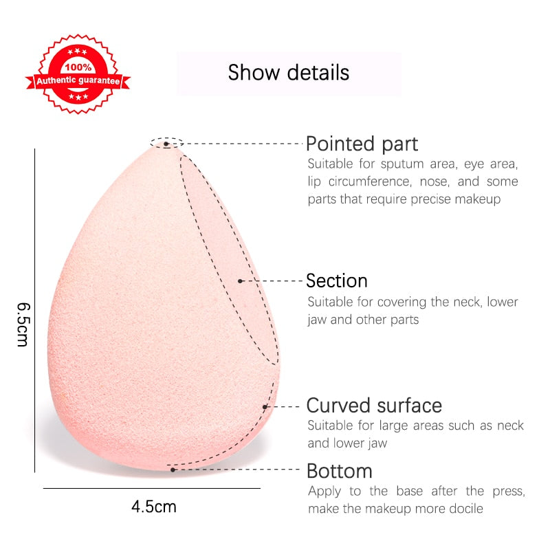 Makeup Blender Cosmetic Sponge Foundation Powder Beauty Tool Women Make Up Accessories