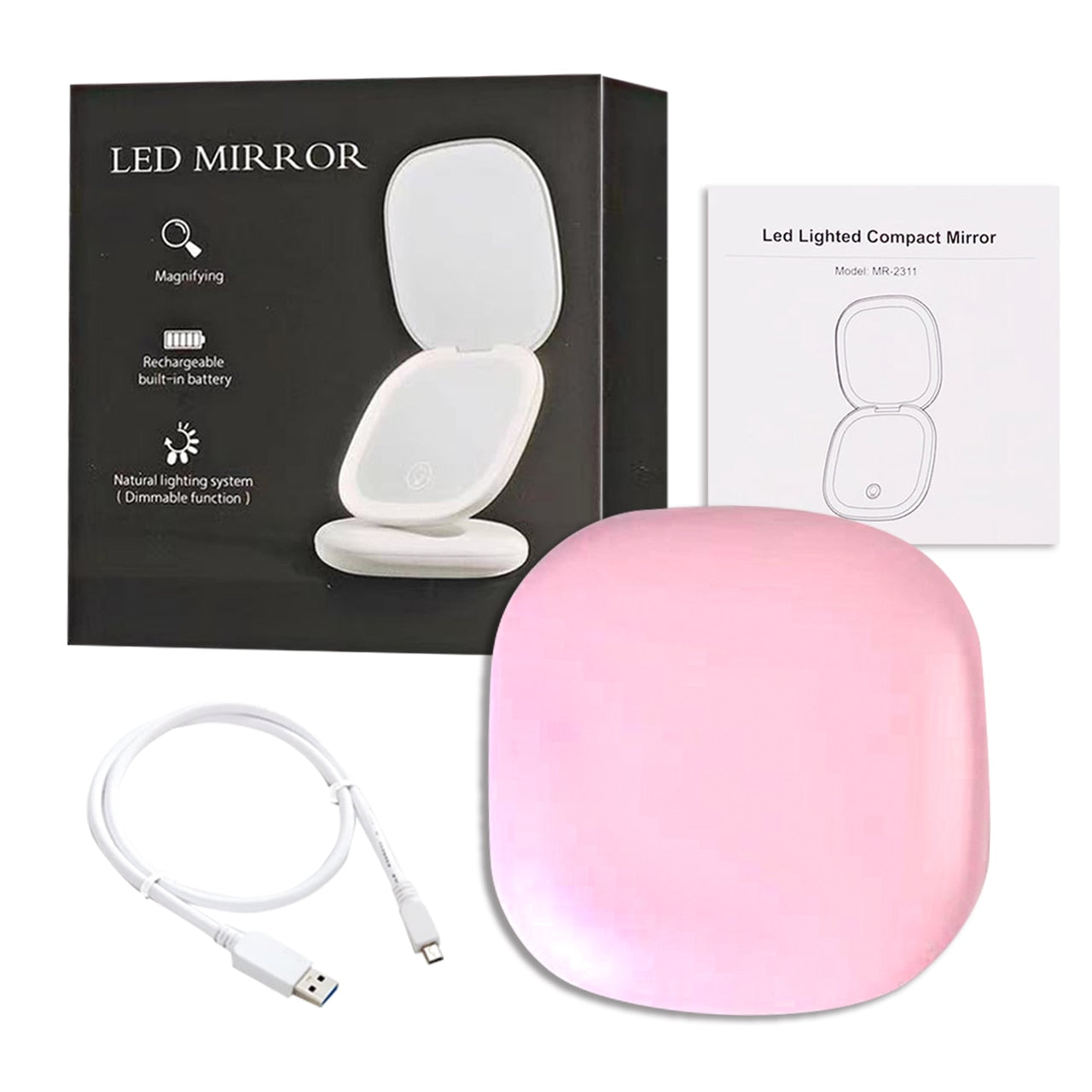 Mini Led Makeup Mirror With Light 5X