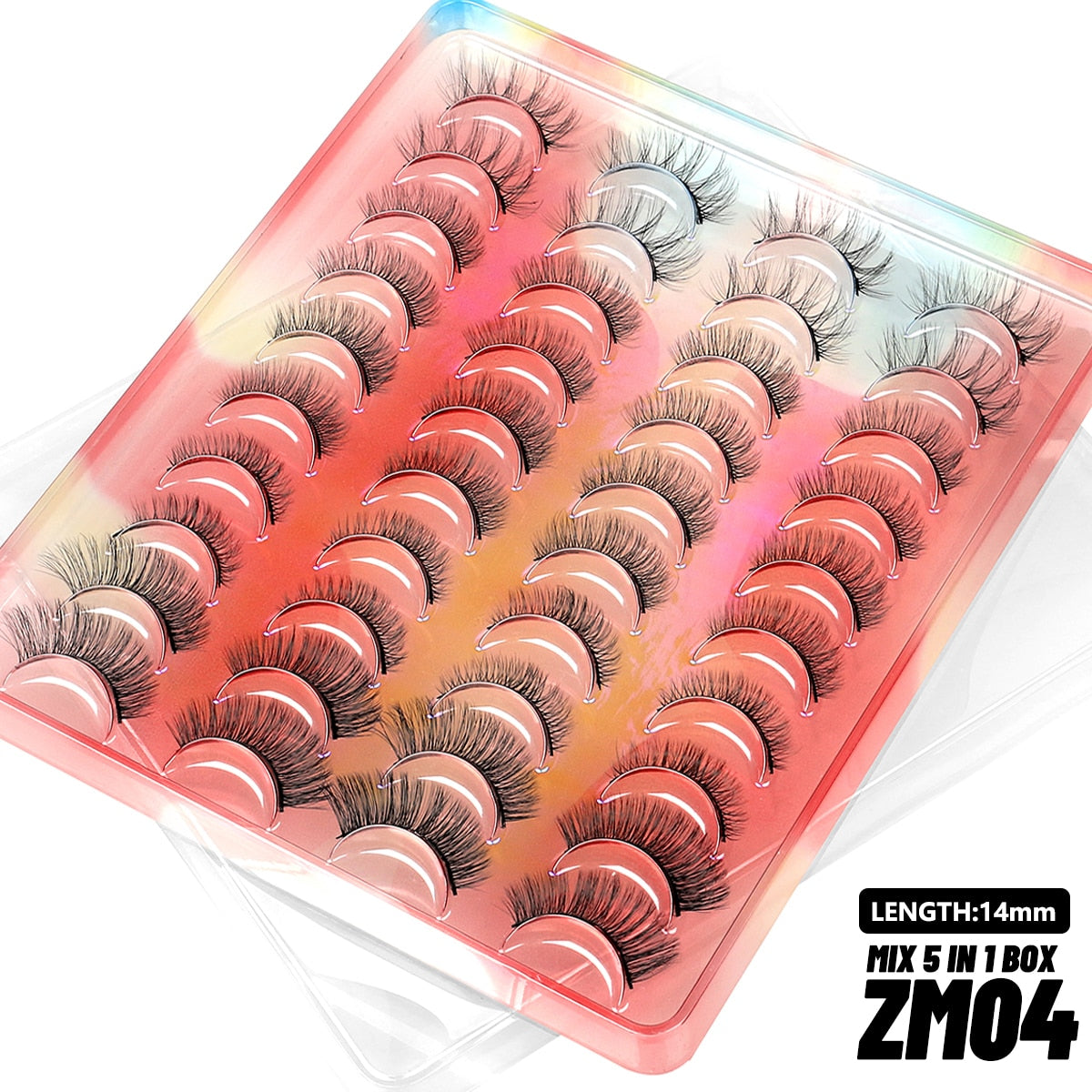 20 Pairs Russian Strip Lashes 3D Lashes Natural Eyelashes Dramatic Extension