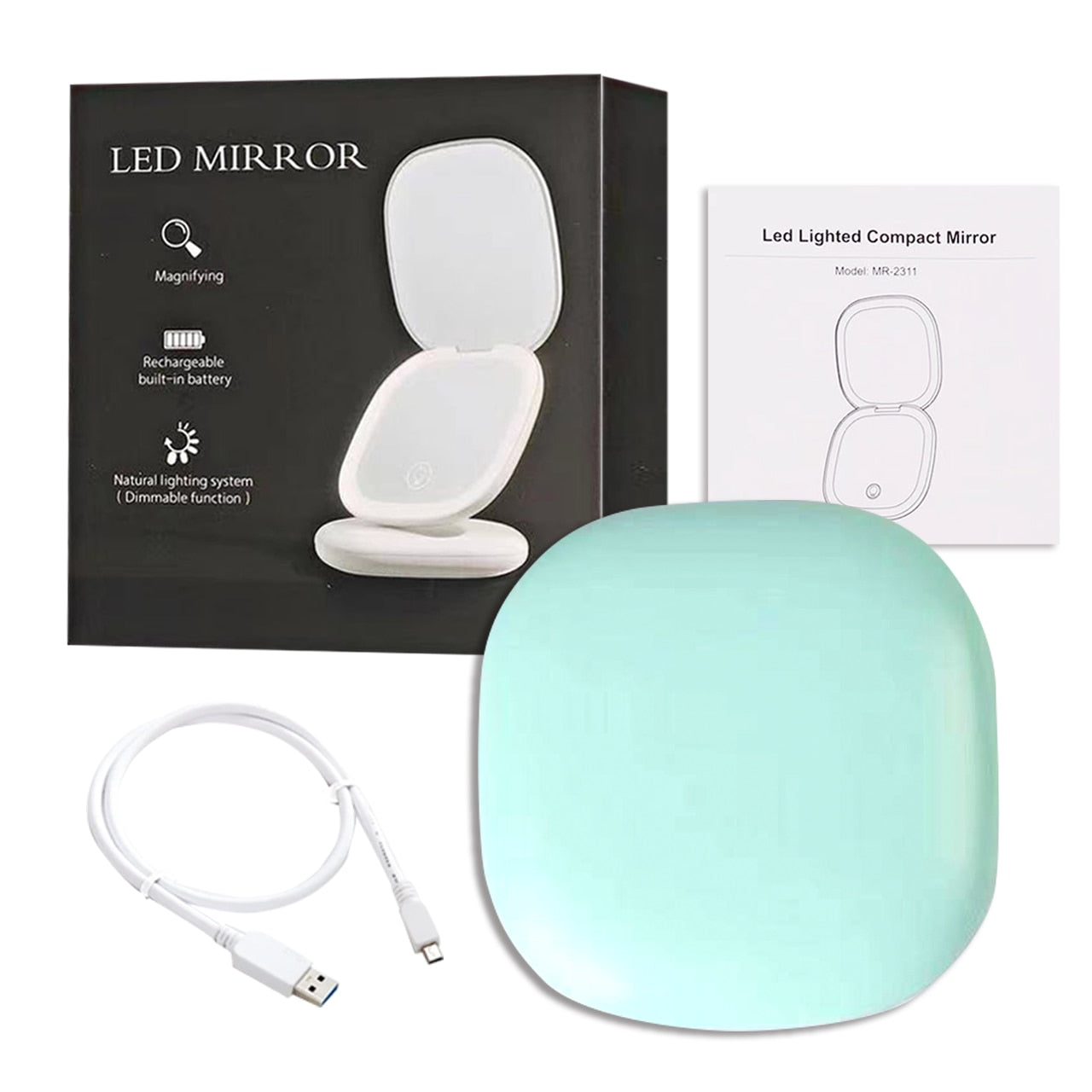 Mini Led Makeup Mirror With Light 5X