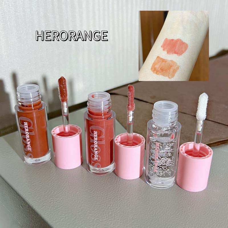 Lip Oil Crystal Moisturizing Liquid Lipstick Clear Lip Gloss Plumping 1pc