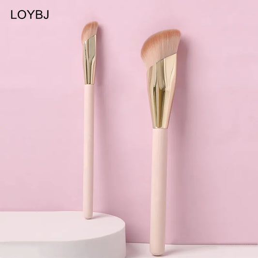 1/2Pcs Foundation Makeup Brush Oblique Head Blending Brushes Face Contour Beauty Tool