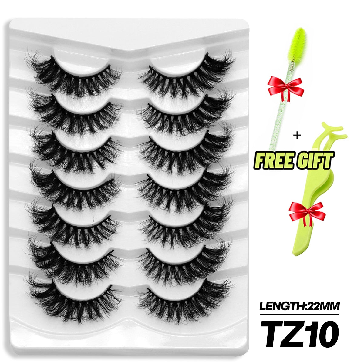Dramatic Volume lashes Fluffy Lashes 5/7 Pairs Eyelashes Long Lasting Natural Lashes