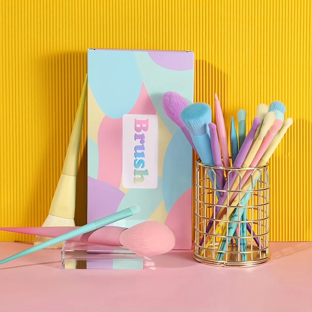 17 Color Multi-Color Makeup Brushes Color Set Brushes Full Set