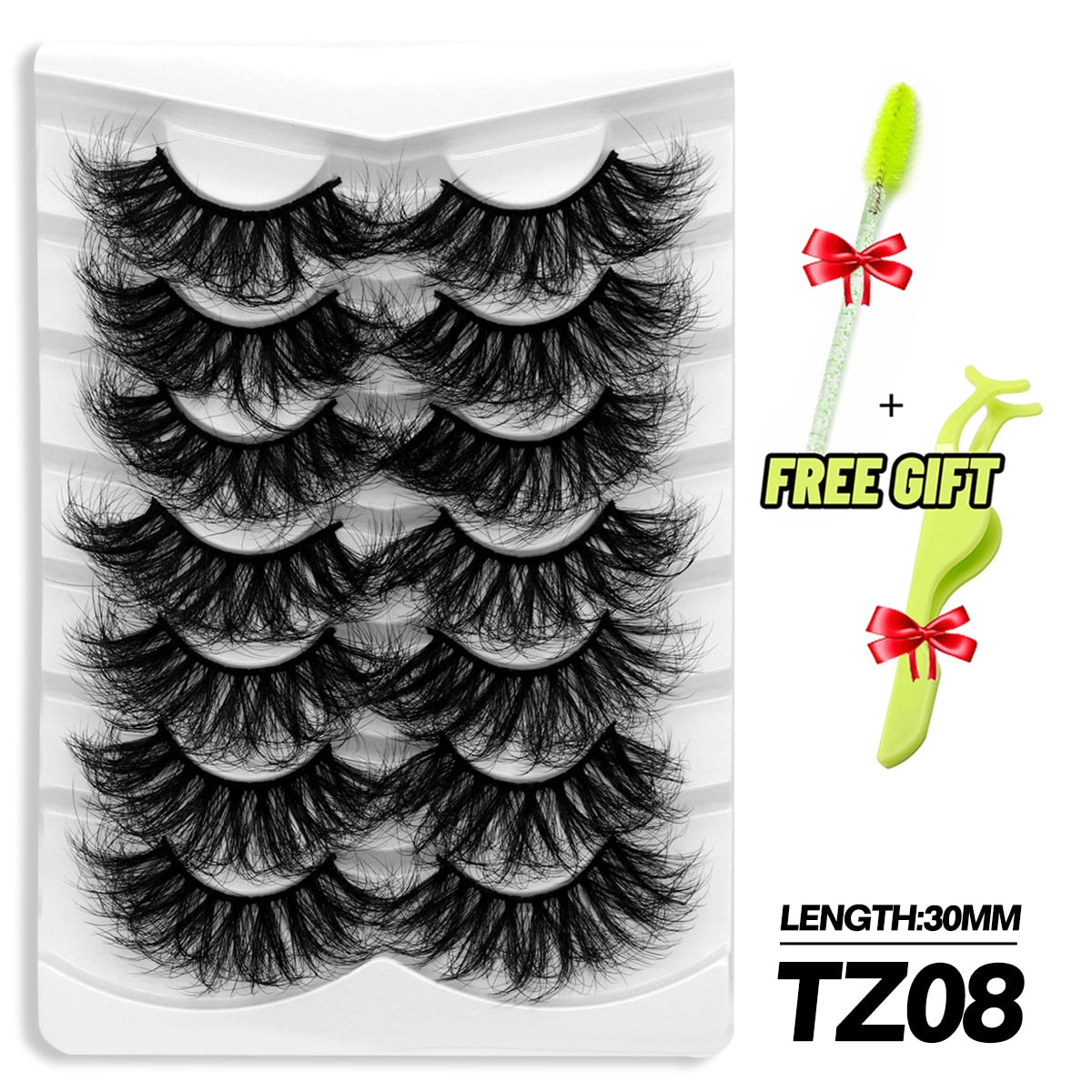 Dramatic Volume lashes Fluffy Lashes 5/7 Pairs Eyelashes Long Lasting Natural Lashes