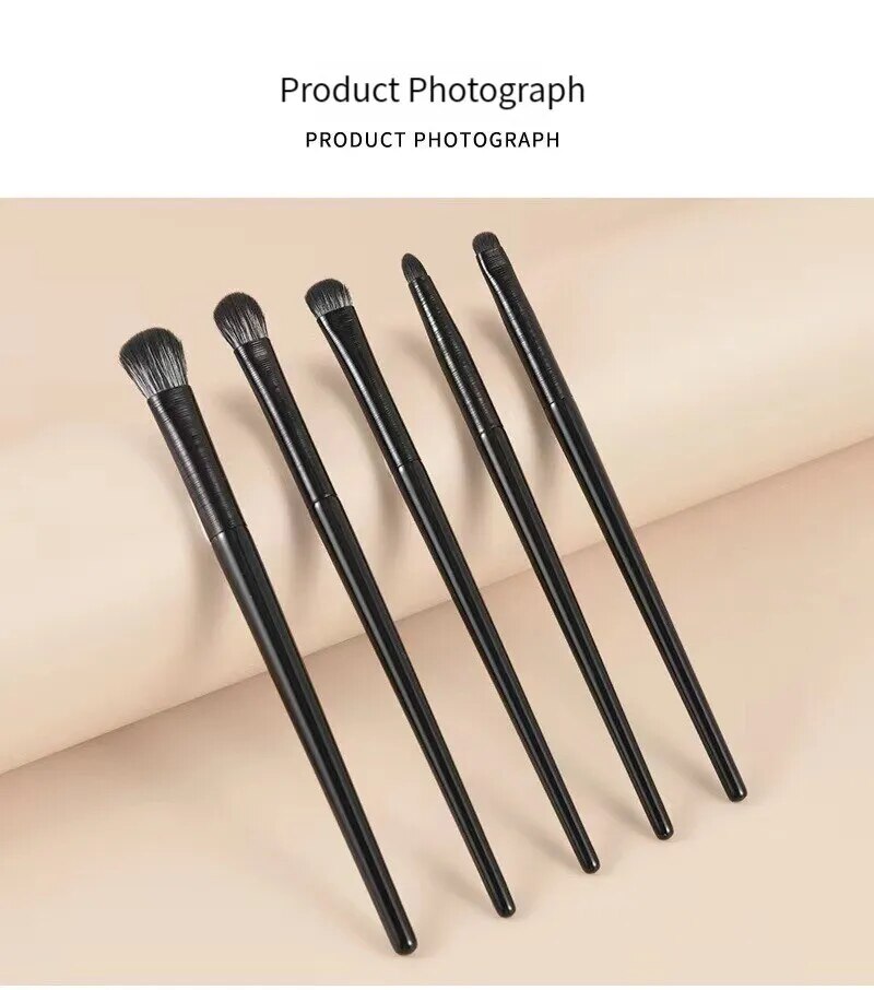 6 Pieces Blade Eyeshadow Brush Soft Eye Makeup Brushes