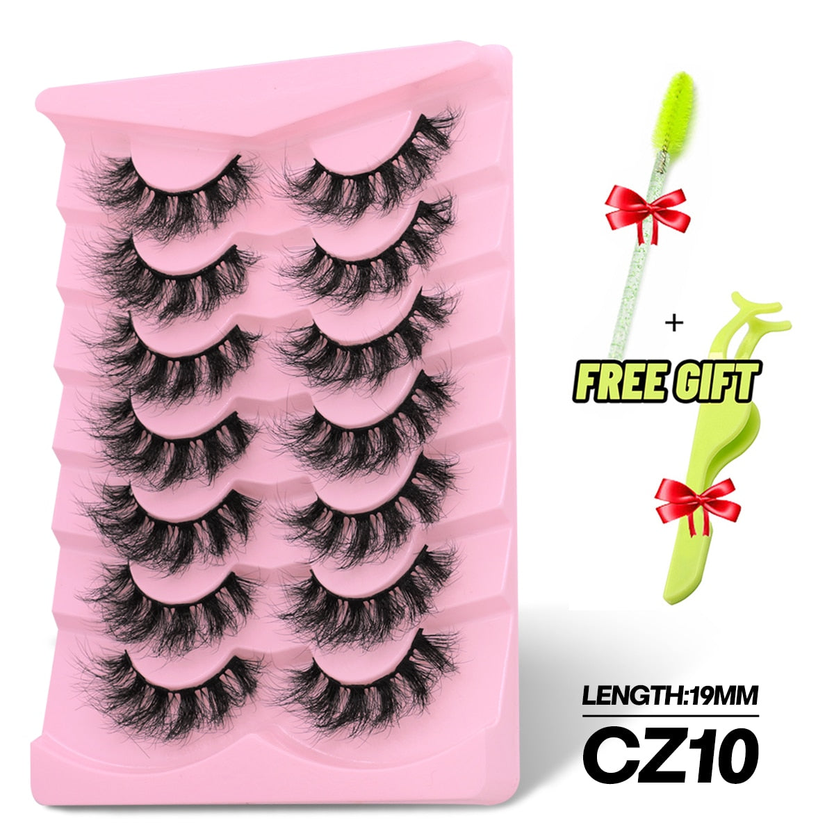 Dramatic Volume lashes Fluffy Lashes 5/7 Pairs Eyelashes Long Lasting Natural Lashes