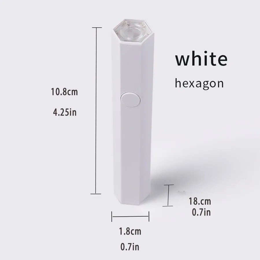 MINI Portable UV LED Nail Lamp Quick Dry USB Nail Dryer Machine Mini home Professional Flashlight Pen