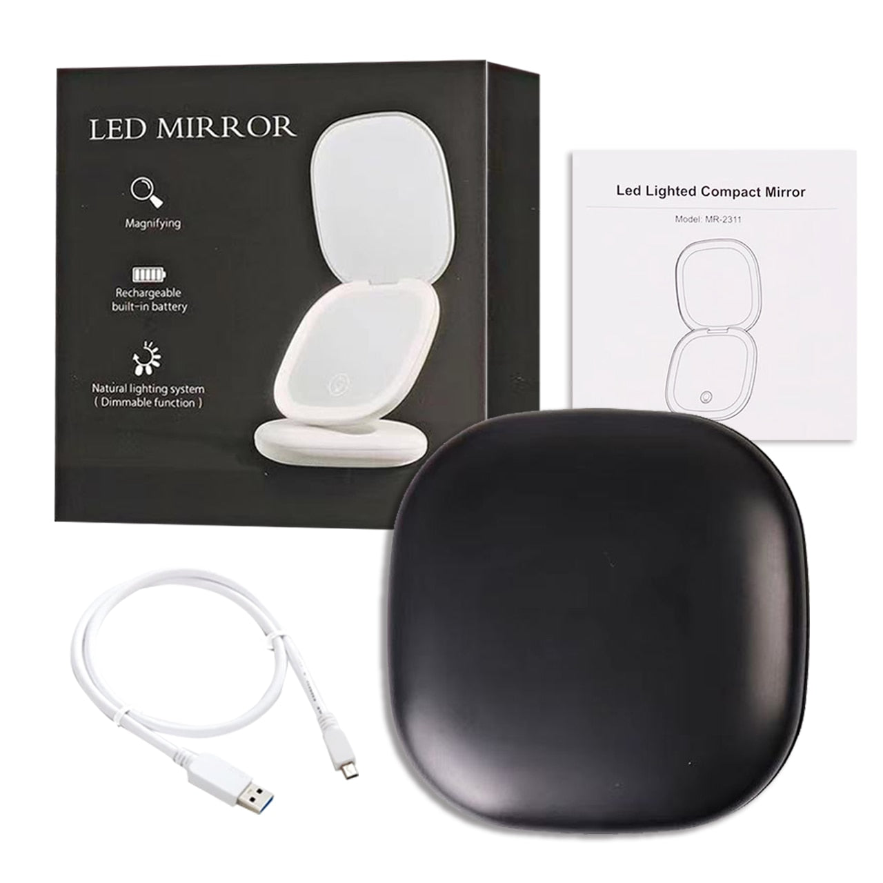 Mini Led Makeup Mirror With Light 5X