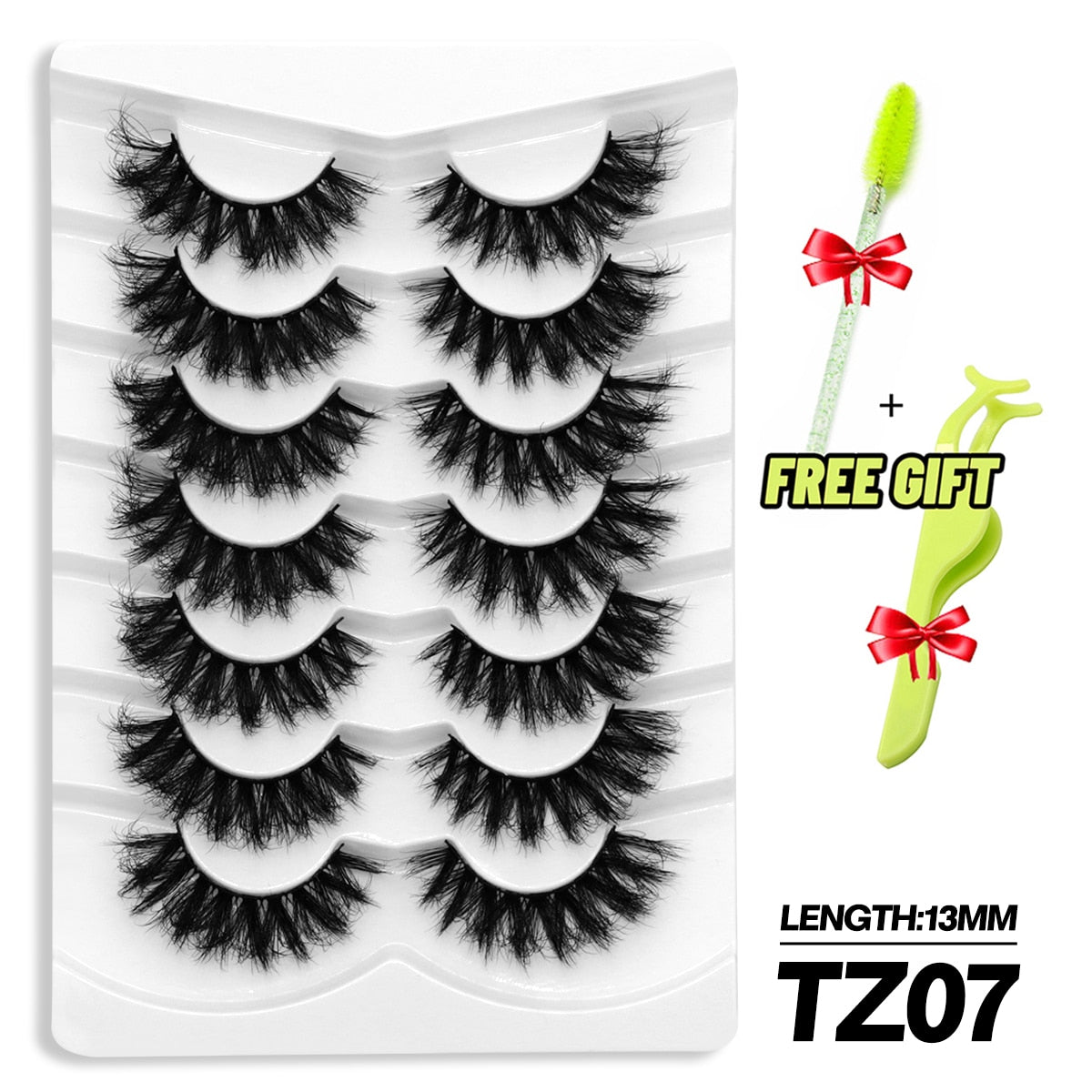 Dramatic Volume lashes Fluffy Lashes 5/7 Pairs Eyelashes Long Lasting Natural Lashes