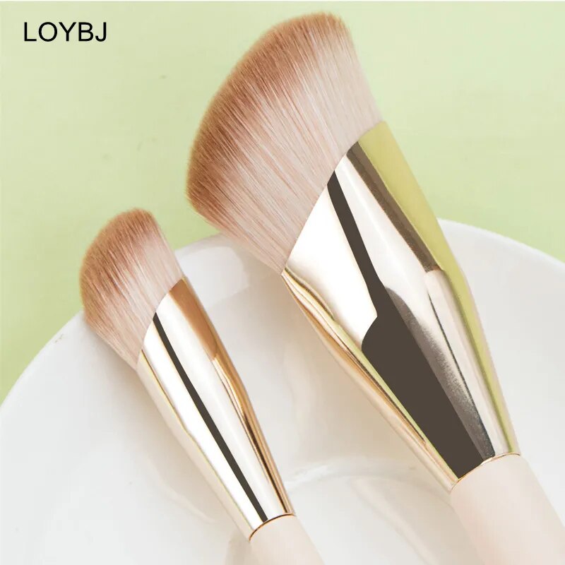 1/2Pcs Foundation Makeup Brush Oblique Head Blending Brushes Face Contour Beauty Tool