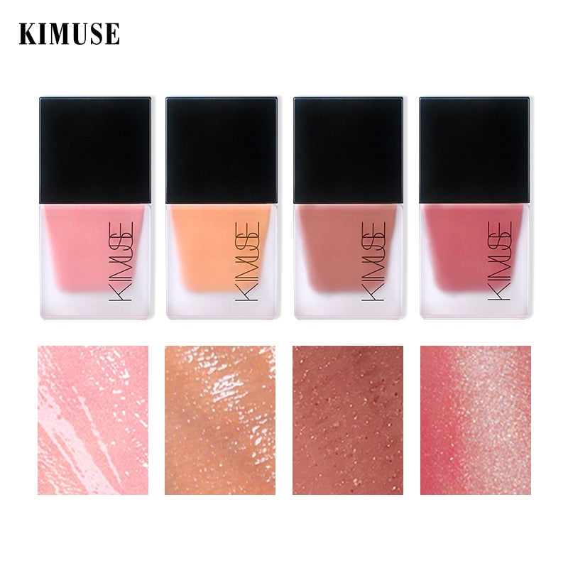 New 4 Colors Liquid Blush Natural Long Lasting Makeup Blusher Creamy Rouge Cheek Makeup