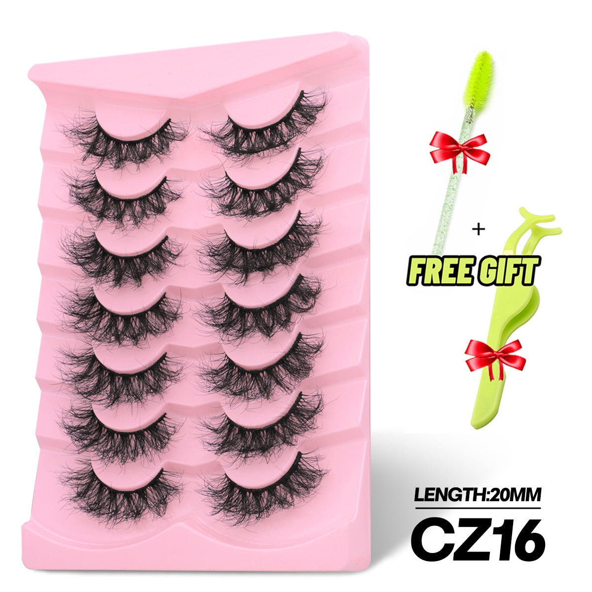 Dramatic Volume lashes Fluffy Lashes 5/7 Pairs Eyelashes Long Lasting Natural Lashes