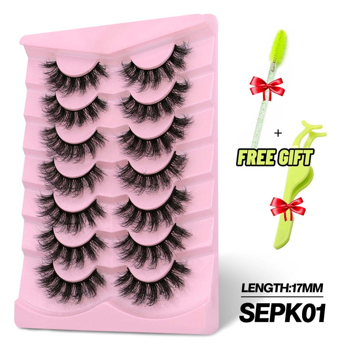 Dramatic Volume lashes Fluffy Lashes 5/7 Pairs Eyelashes Long Lasting Natural Lashes