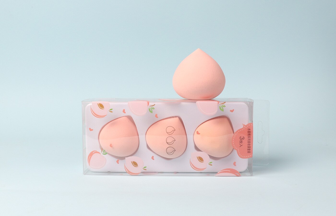 3PCS Fruit Beauty blender makeup sponge