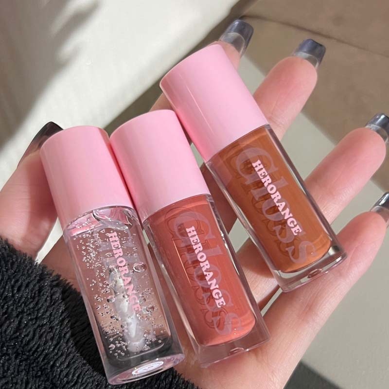 Lip Oil Crystal Moisturizing Liquid Lipstick Clear Lip Gloss Plumping 1pc