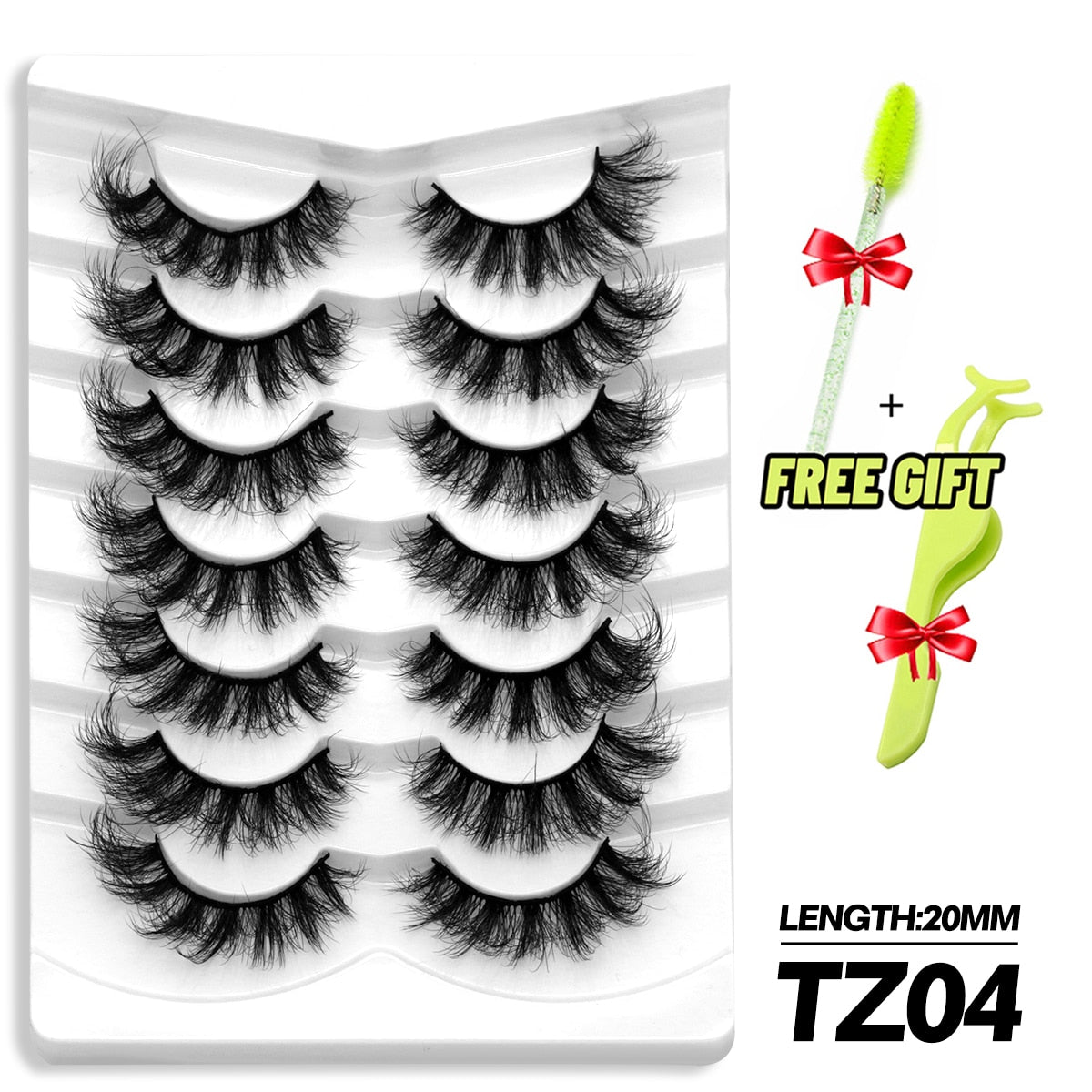 Dramatic Volume lashes Fluffy Lashes 5/7 Pairs Eyelashes Long Lasting Natural Lashes