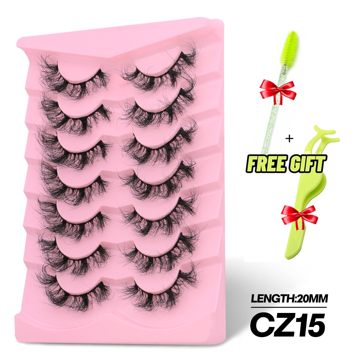 Dramatic Volume lashes Fluffy Lashes 5/7 Pairs Eyelashes Long Lasting Natural Lashes