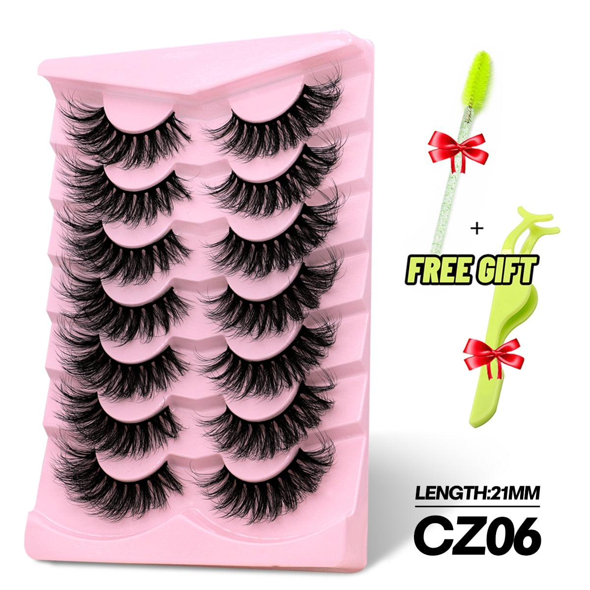 Dramatic Volume lashes Fluffy Lashes 5/7 Pairs Eyelashes Long Lasting Natural Lashes