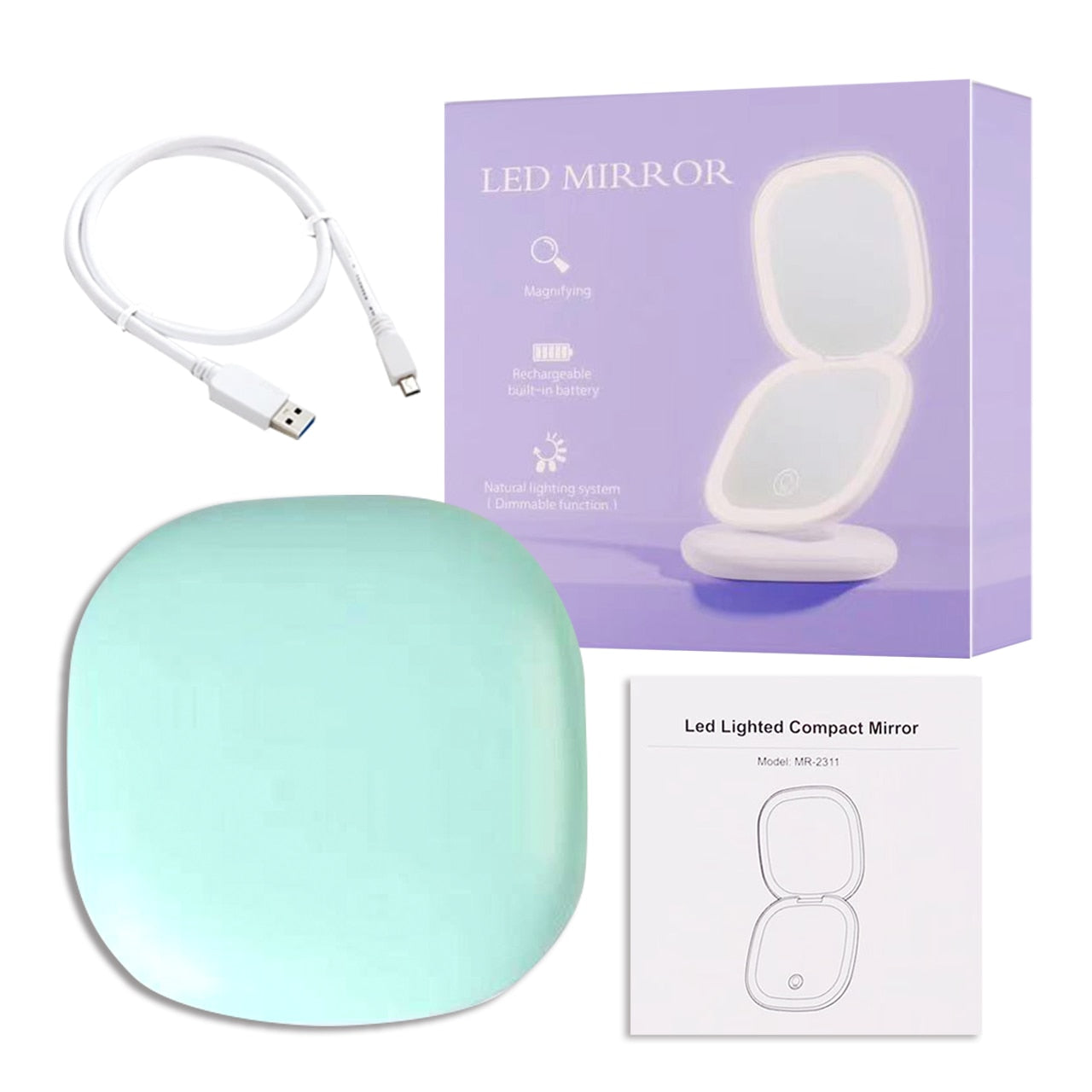 Mini Led Makeup Mirror With Light 5X