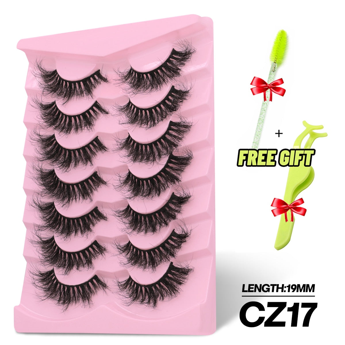 Dramatic Volume lashes Fluffy Lashes 5/7 Pairs Eyelashes Long Lasting Natural Lashes