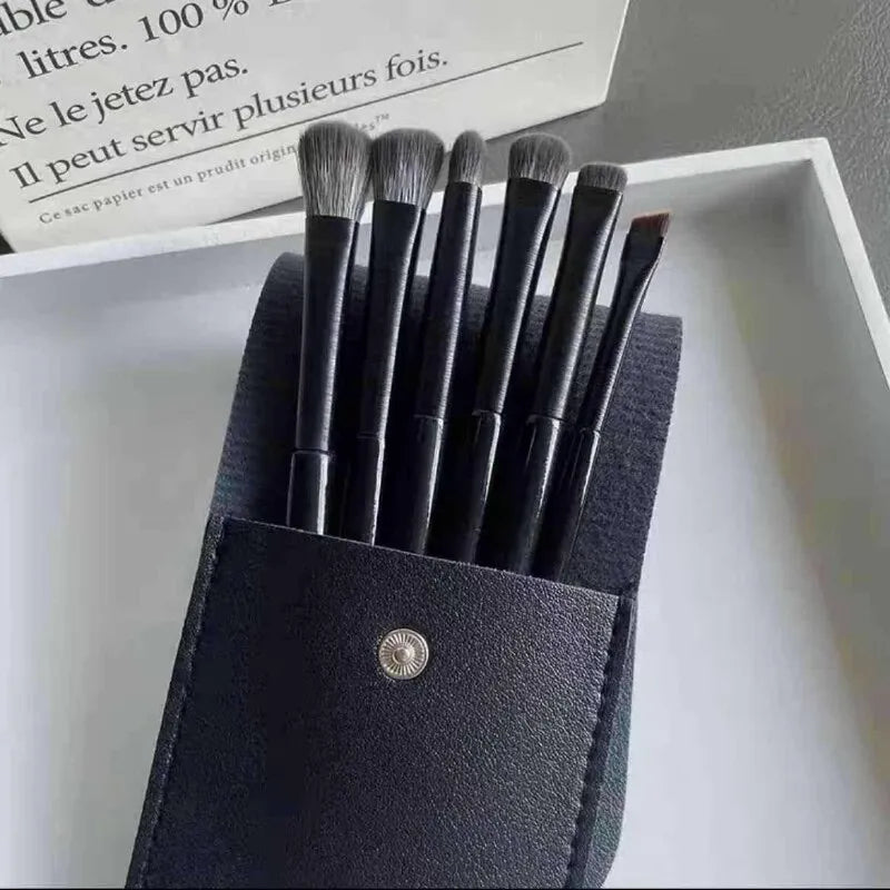 6 Pieces Blade Eyeshadow Brush Soft Eye Makeup Brushes