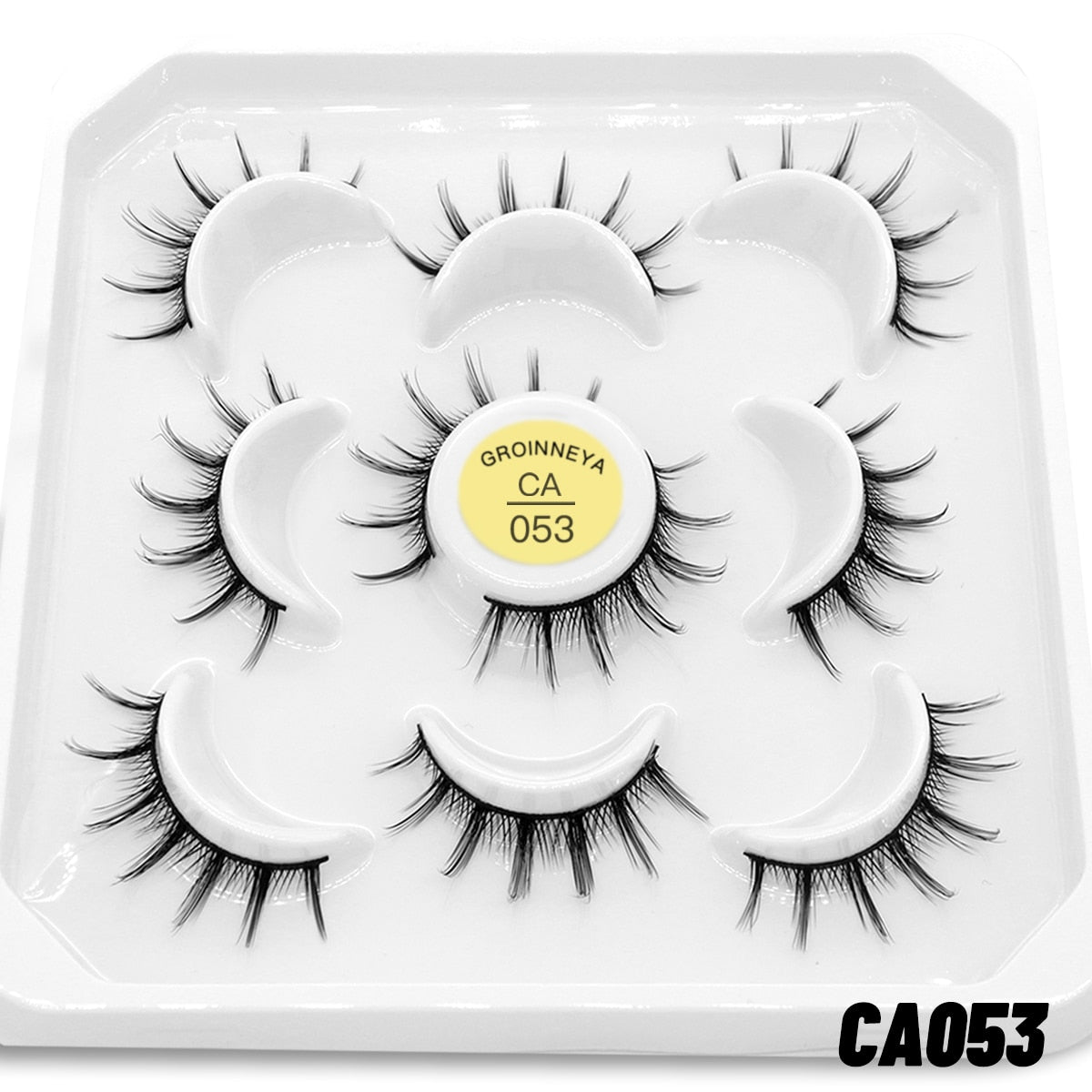 7pairs Eyelashes 3D Natural False Lashes Fluffy Soft Cross Manga Lashes Natural Eyelash