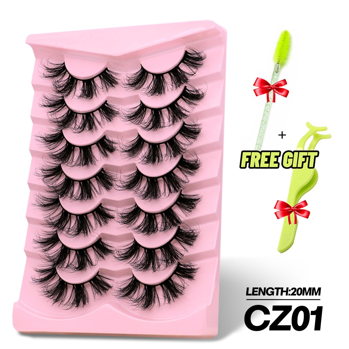 Dramatic Volume lashes Fluffy Lashes 5/7 Pairs Eyelashes Long Lasting Natural Lashes