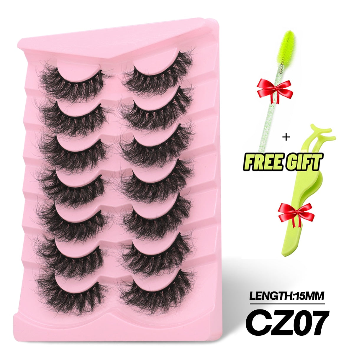 Dramatic Volume lashes Fluffy Lashes 5/7 Pairs Eyelashes Long Lasting Natural Lashes