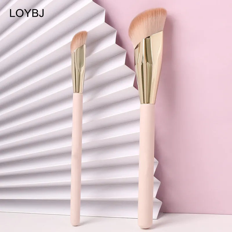 1/2Pcs Foundation Makeup Brush Oblique Head Blending Brushes Face Contour Beauty Tool