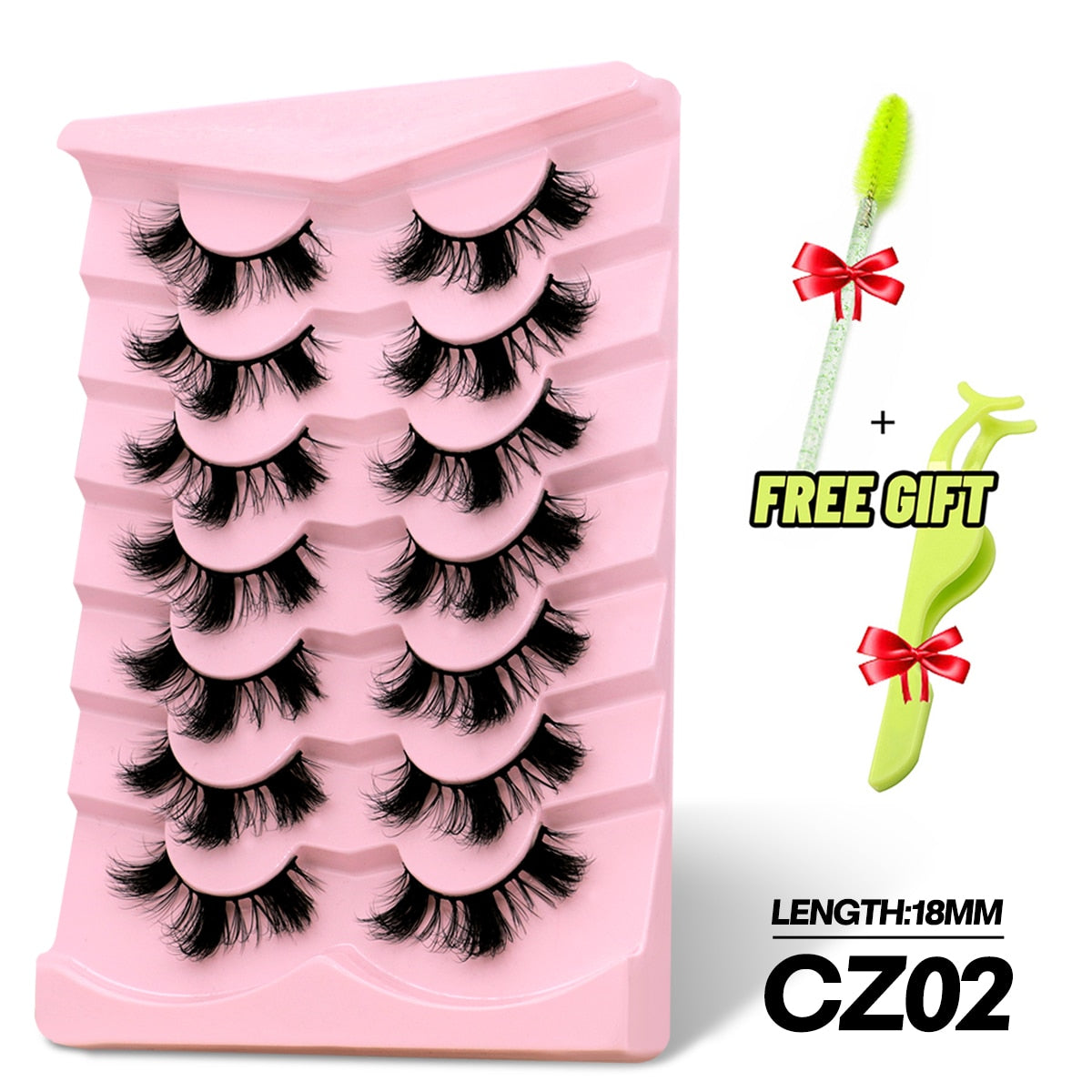 Dramatic Volume lashes Fluffy Lashes 5/7 Pairs Eyelashes Long Lasting Natural Lashes
