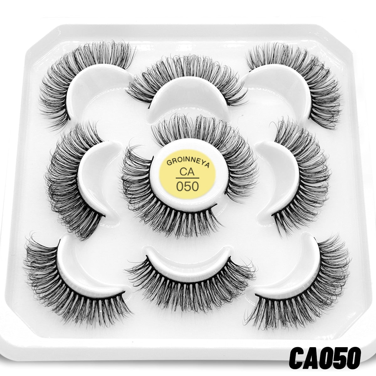 7pairs Eyelashes 3D Natural False Lashes Fluffy Soft Cross Manga Lashes Natural Eyelash