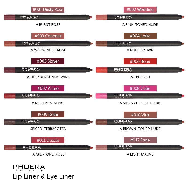 Lipliner Matte Pencil Contour Makeup
