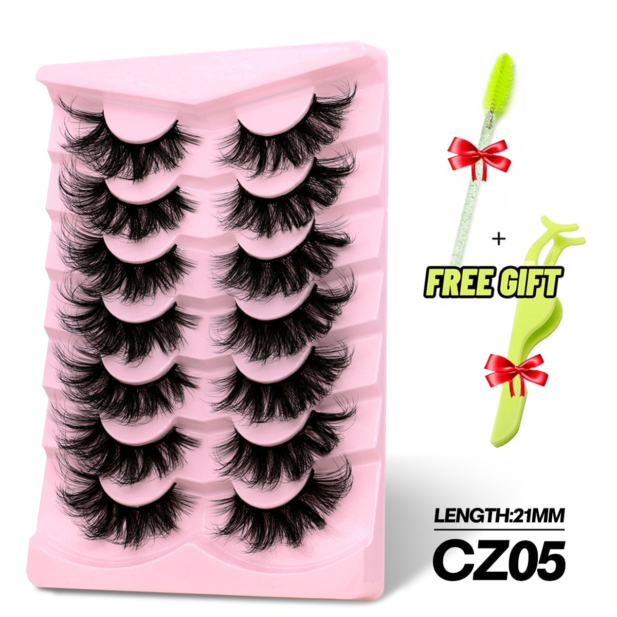 Dramatic Volume lashes Fluffy Lashes 5/7 Pairs Eyelashes Long Lasting Natural Lashes