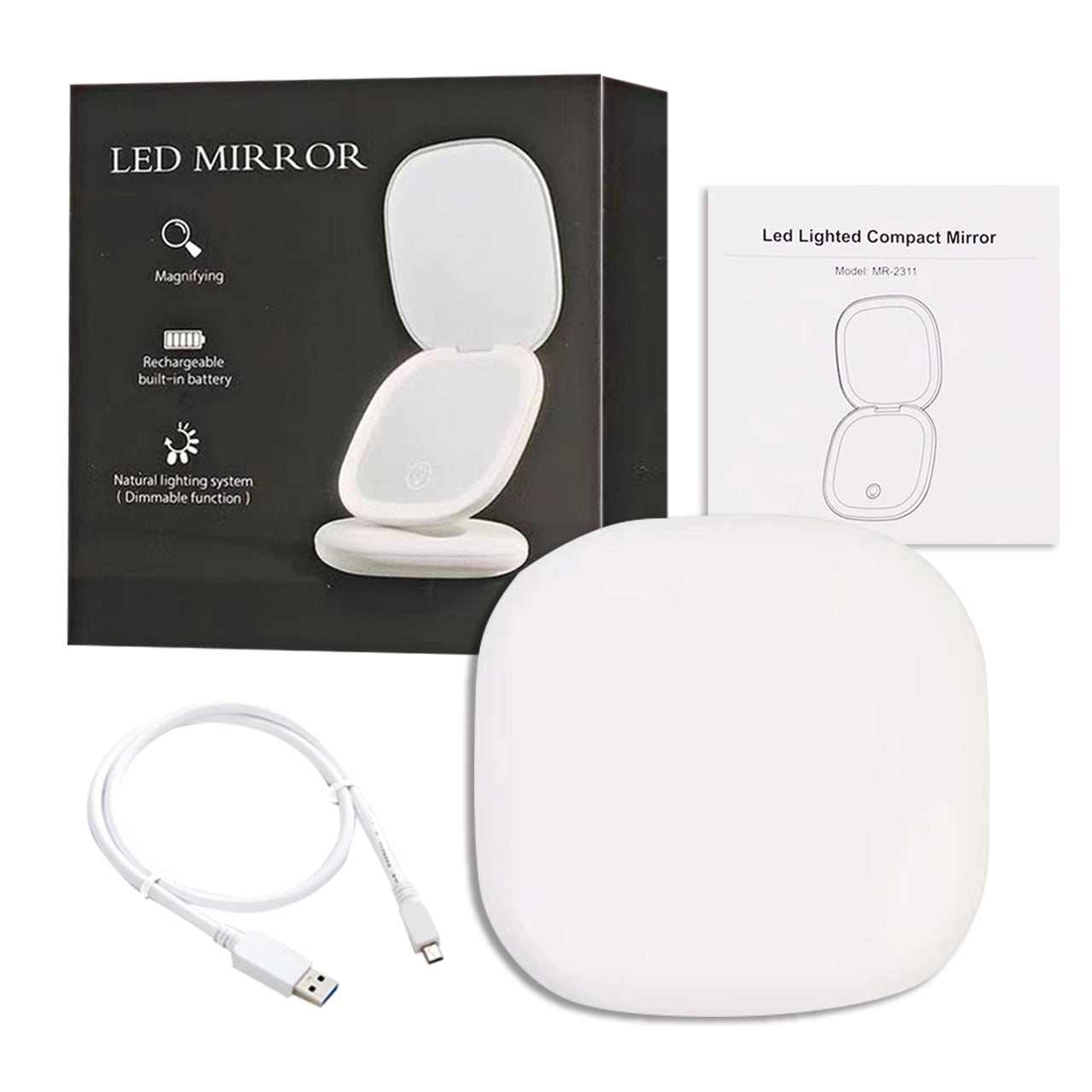 Mini Led Makeup Mirror With Light 5X