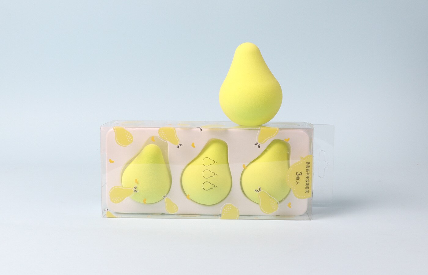 3PCS Fruit Beauty blender makeup sponge