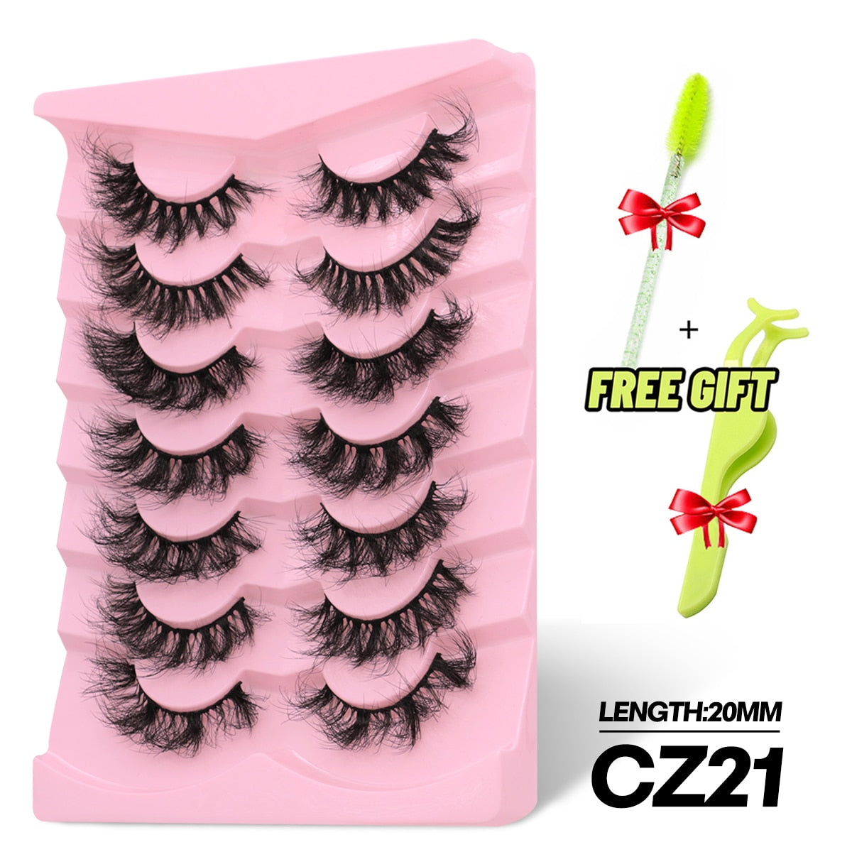 Dramatic Volume lashes Fluffy Lashes 5/7 Pairs Eyelashes Long Lasting Natural Lashes