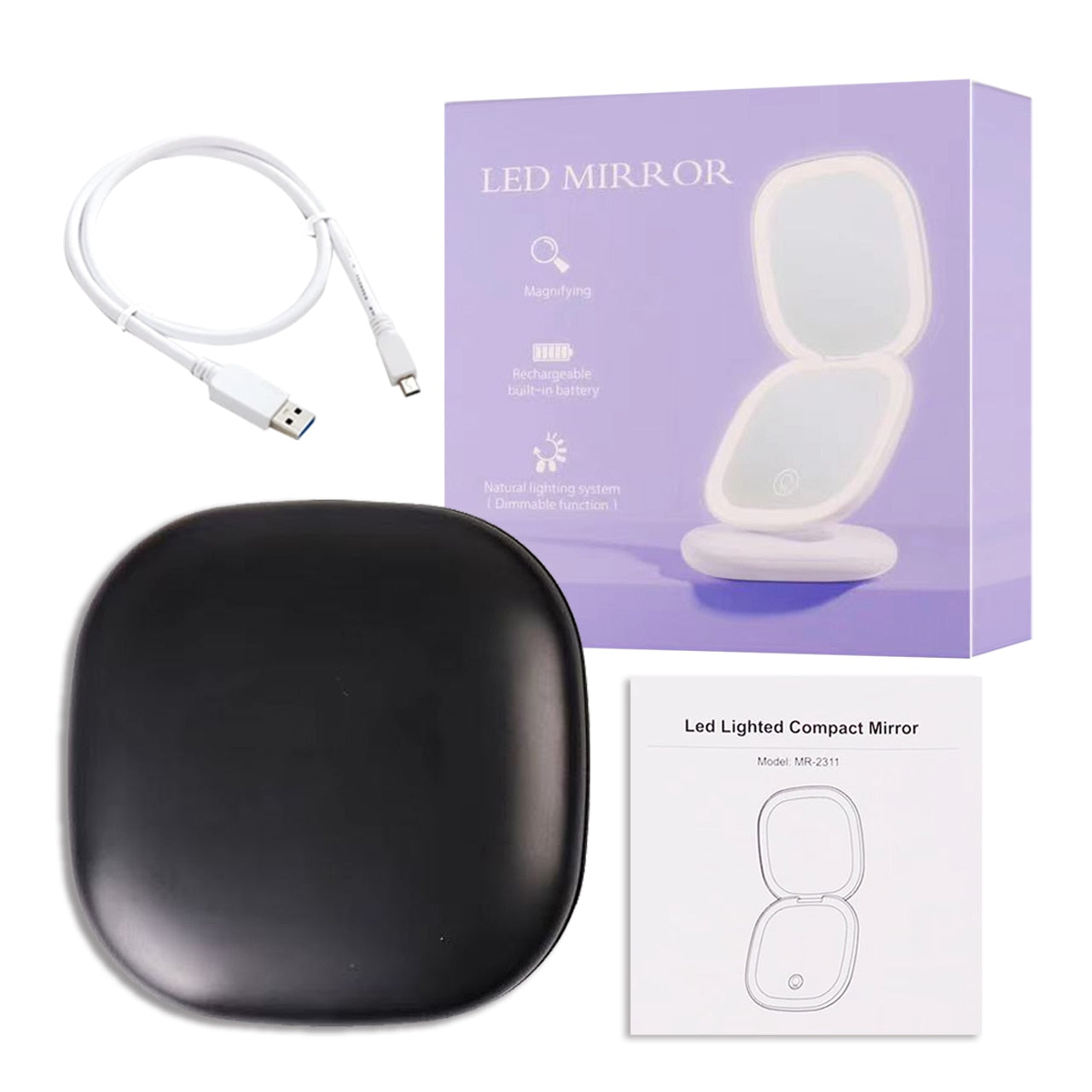 Mini Led Makeup Mirror With Light 5X