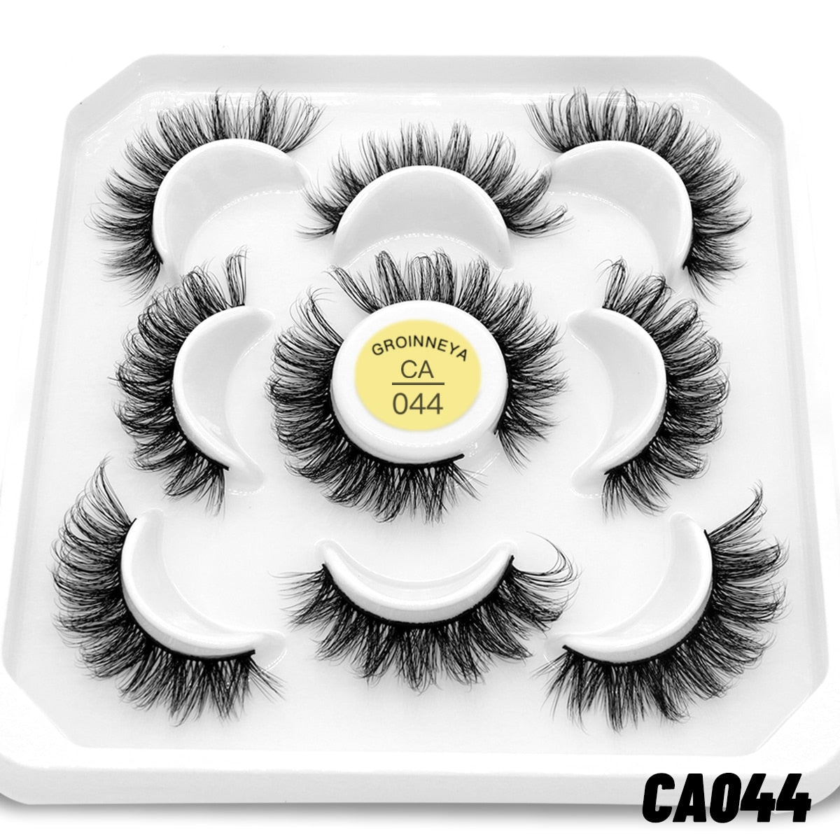 7pairs Eyelashes 3D Natural False Lashes Fluffy Soft Cross Manga Lashes Natural Eyelash