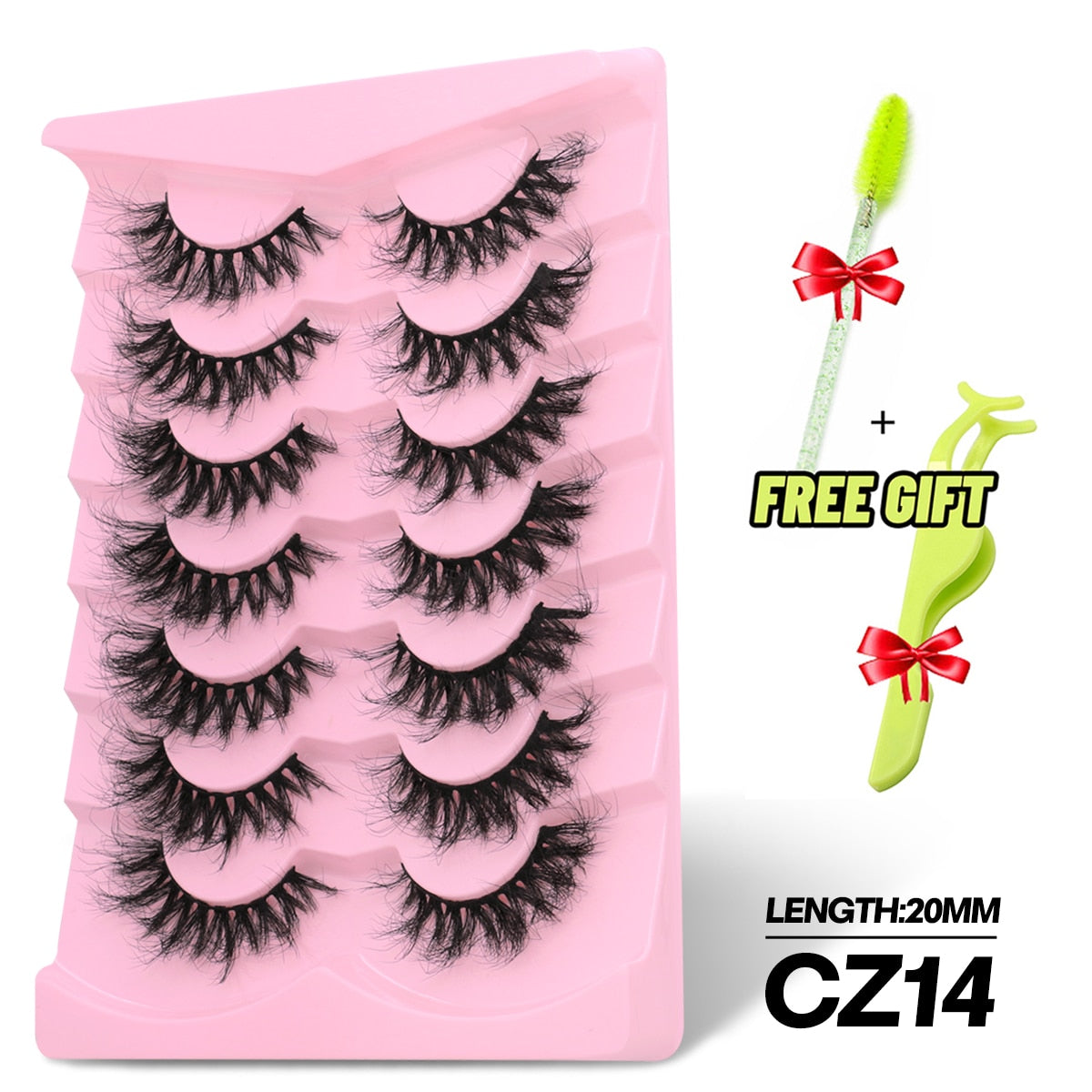 Dramatic Volume lashes Fluffy Lashes 5/7 Pairs Eyelashes Long Lasting Natural Lashes