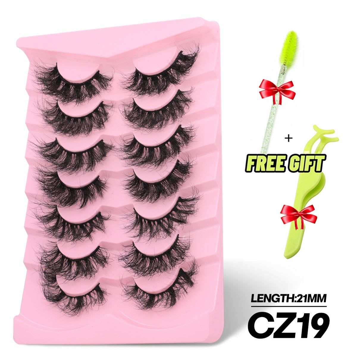 Dramatic Volume lashes Fluffy Lashes 5/7 Pairs Eyelashes Long Lasting Natural Lashes