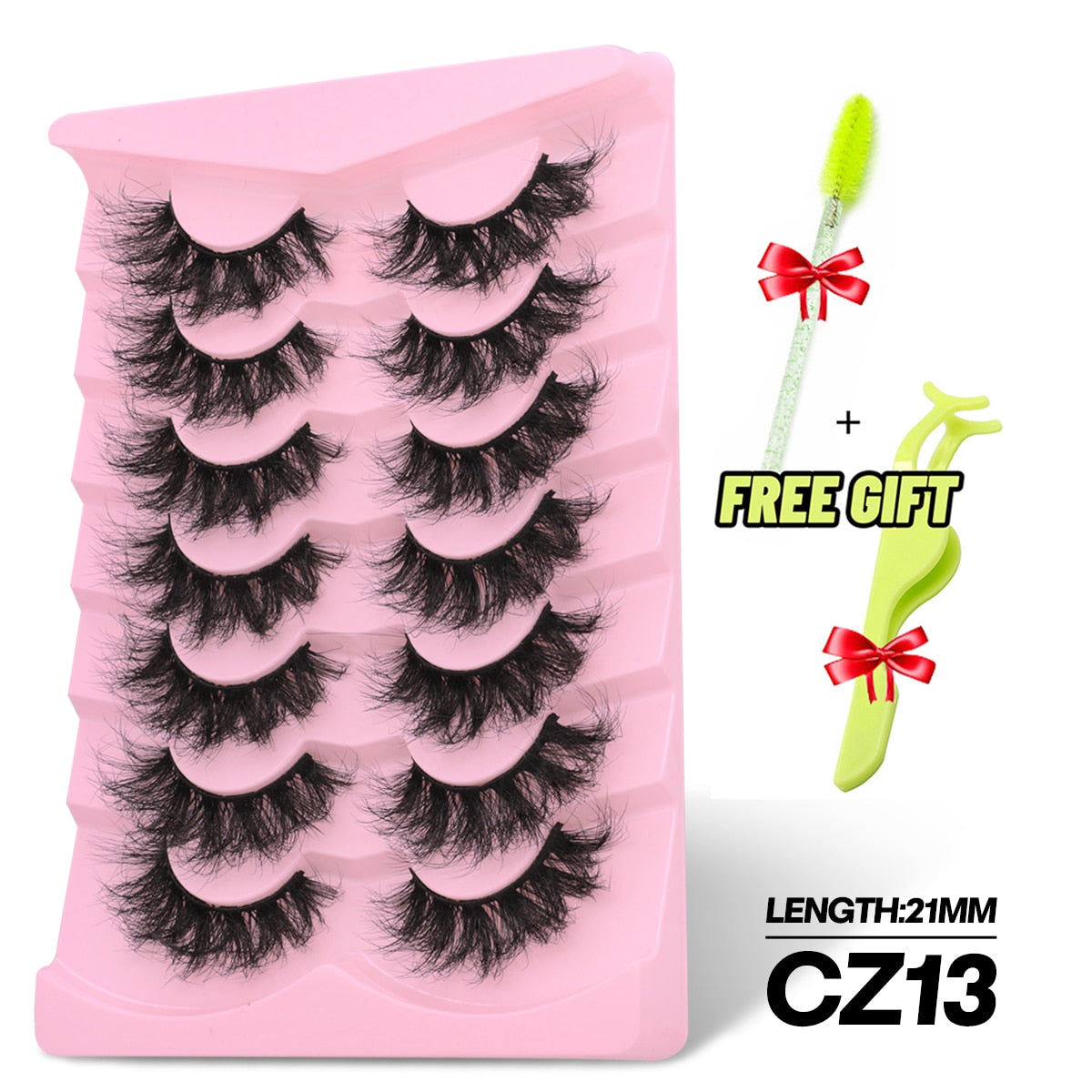 Dramatic Volume lashes Fluffy Lashes 5/7 Pairs Eyelashes Long Lasting Natural Lashes