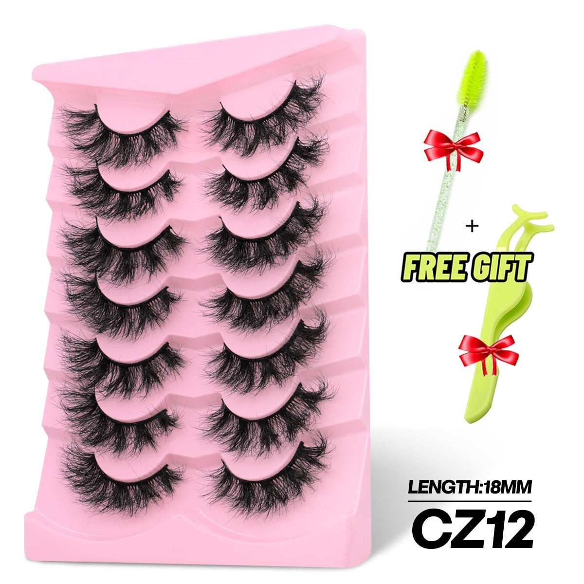 Dramatic Volume lashes Fluffy Lashes 5/7 Pairs Eyelashes Long Lasting Natural Lashes