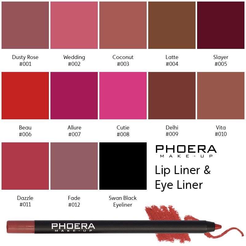 Lipliner Matte Pencil Contour Makeup