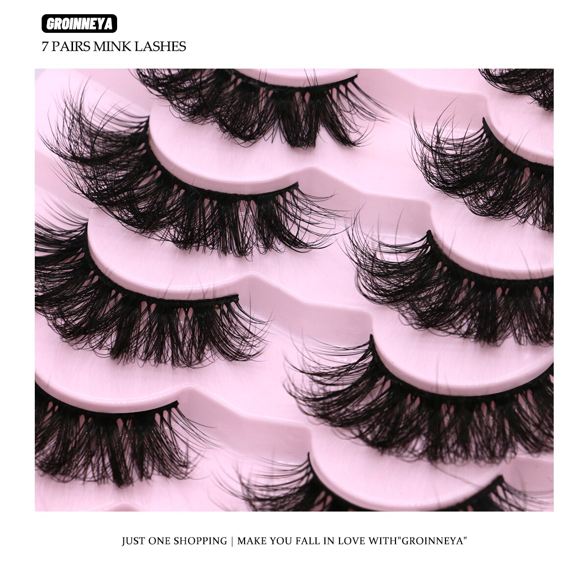 Dramatic Volume lashes Fluffy Lashes 5/7 Pairs Eyelashes Long Lasting Natural Lashes