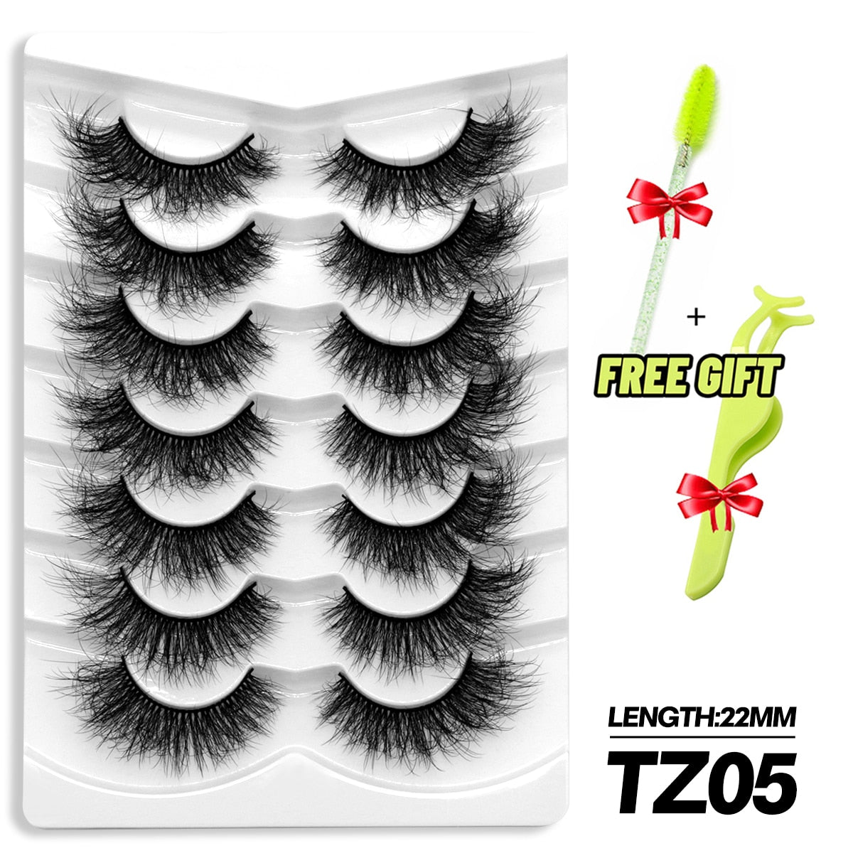 Dramatic Volume lashes Fluffy Lashes 5/7 Pairs Eyelashes Long Lasting Natural Lashes