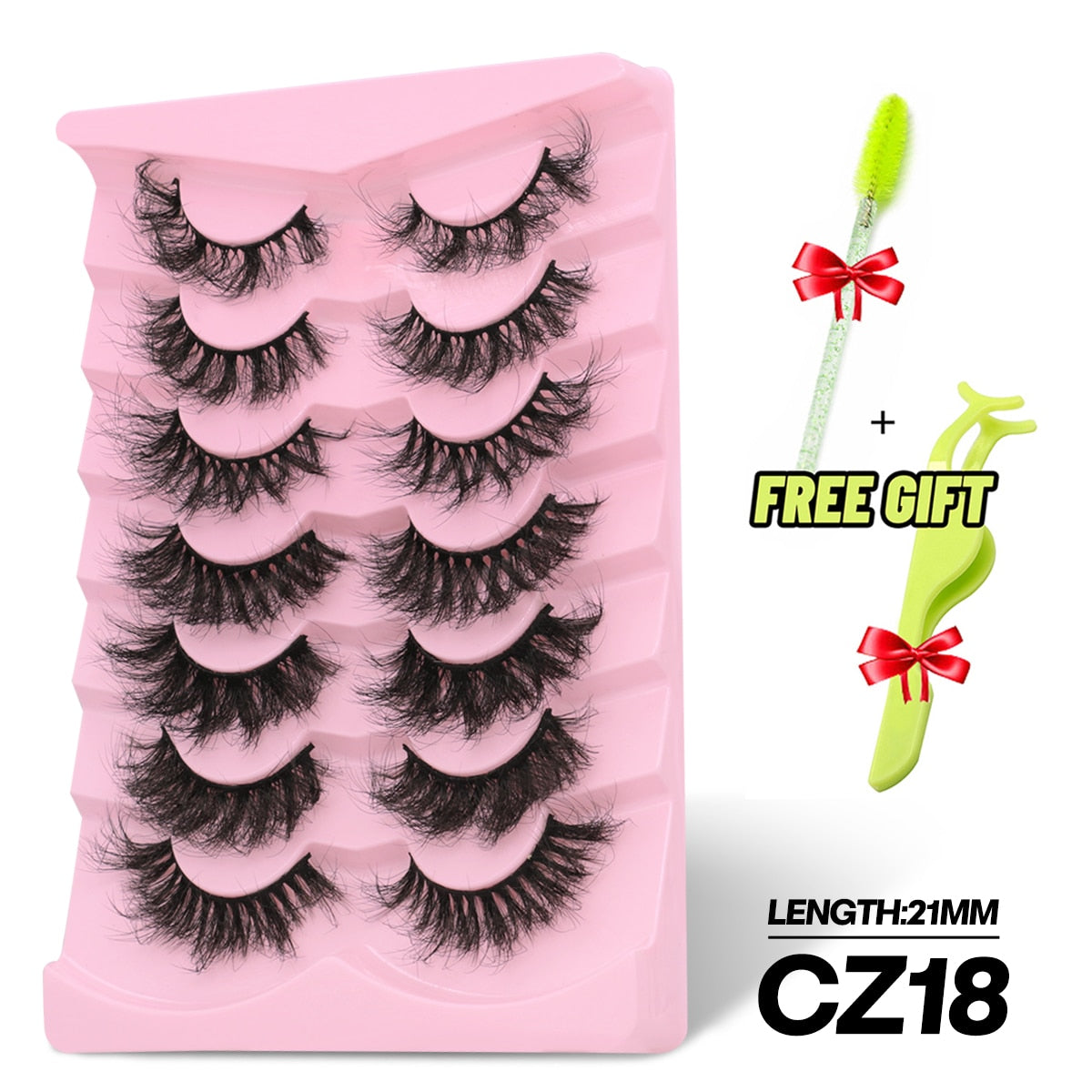 Dramatic Volume lashes Fluffy Lashes 5/7 Pairs Eyelashes Long Lasting Natural Lashes