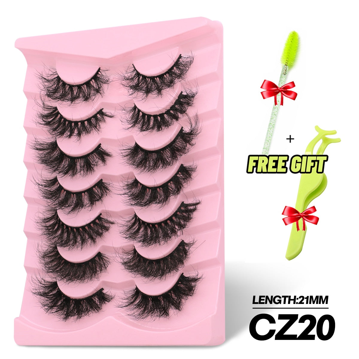 Dramatic Volume lashes Fluffy Lashes 5/7 Pairs Eyelashes Long Lasting Natural Lashes